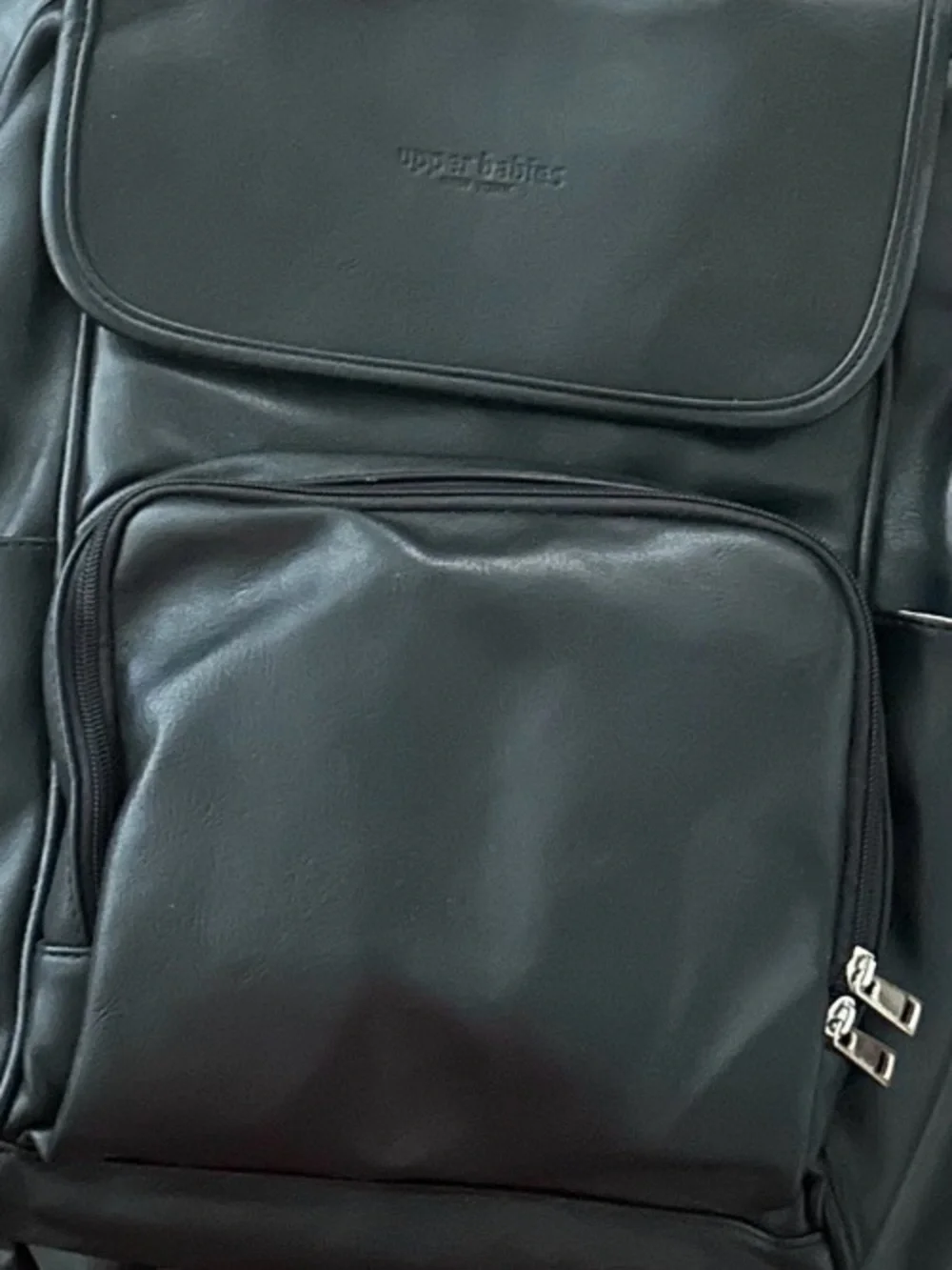 Upper Work Parenting Essential Diaper Black Bag